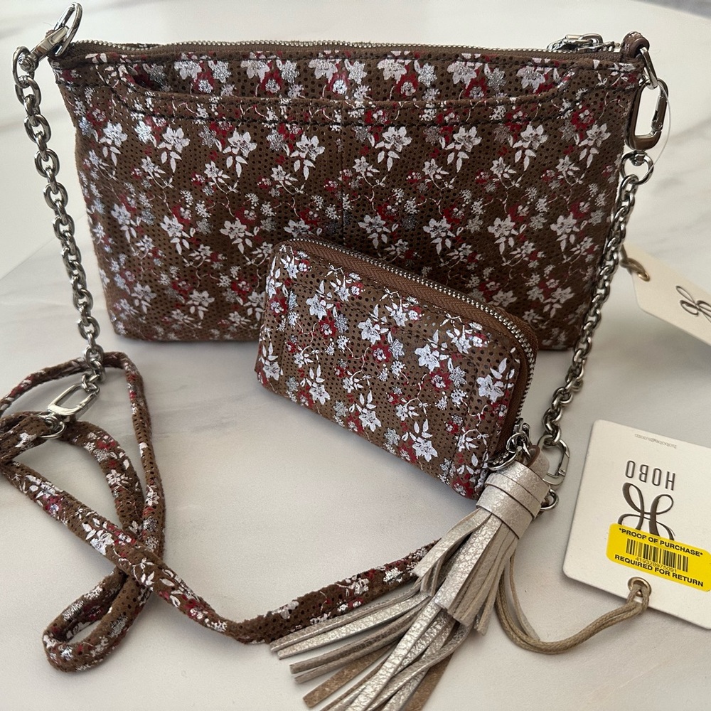 HOBO NWT small clutch purse and matching credit card wallet.